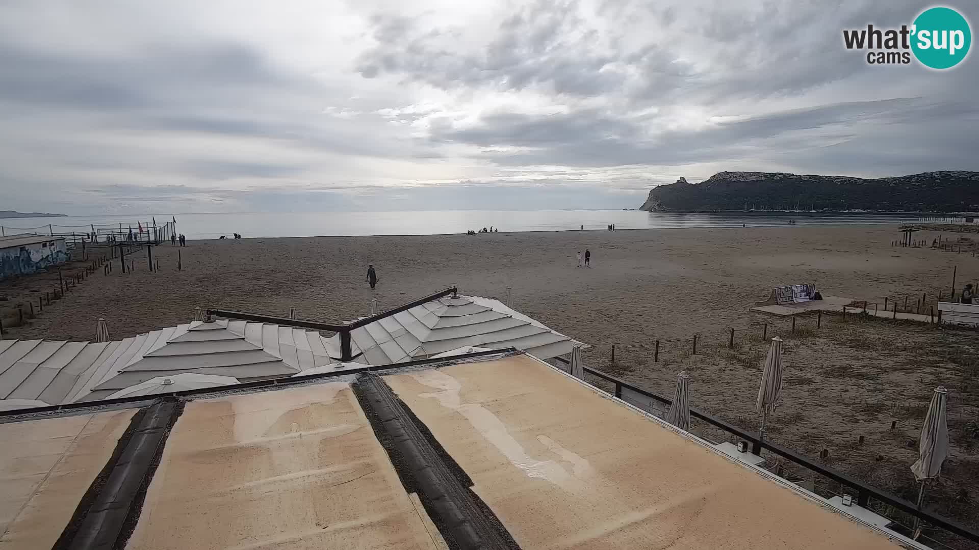 Poetto beach webcam | Cagliari | Sardinija