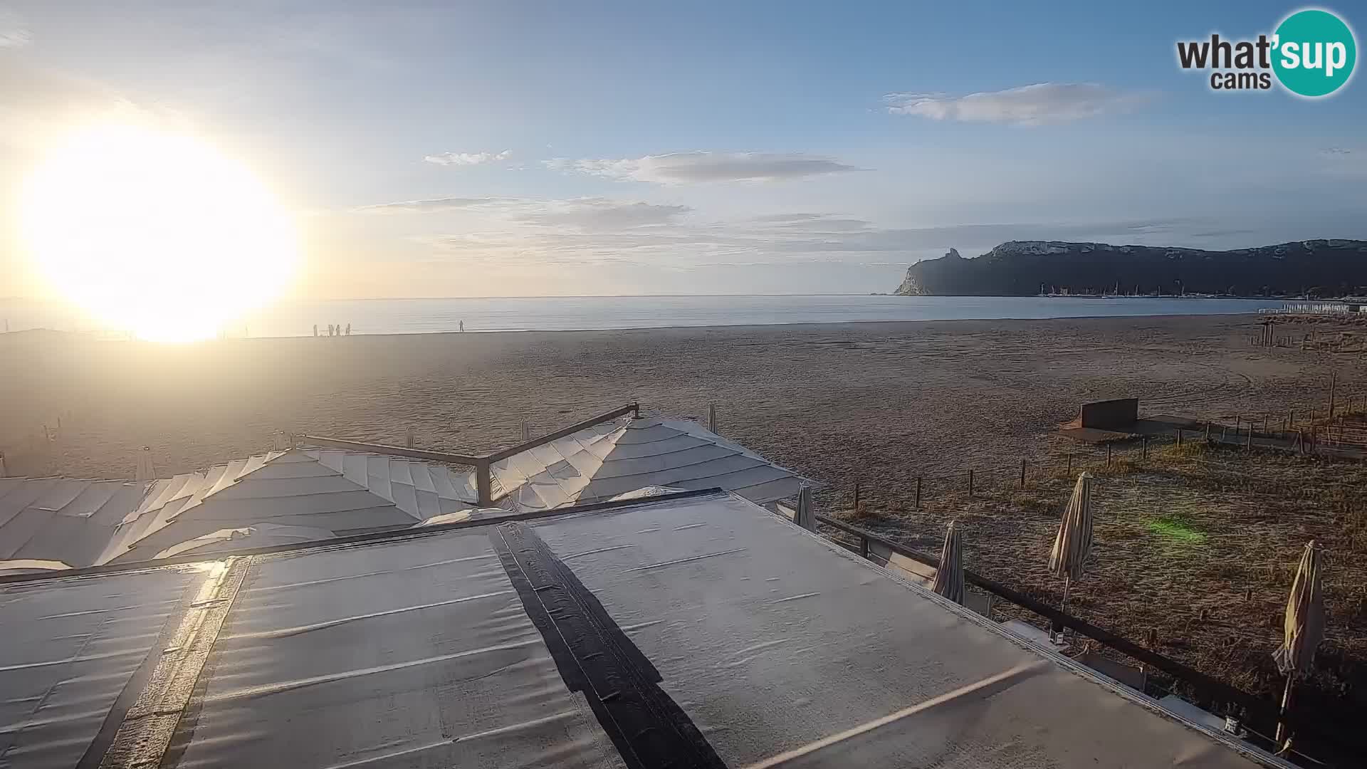 Webcam spiaggia del Poetto | Cagliari | Sardegna