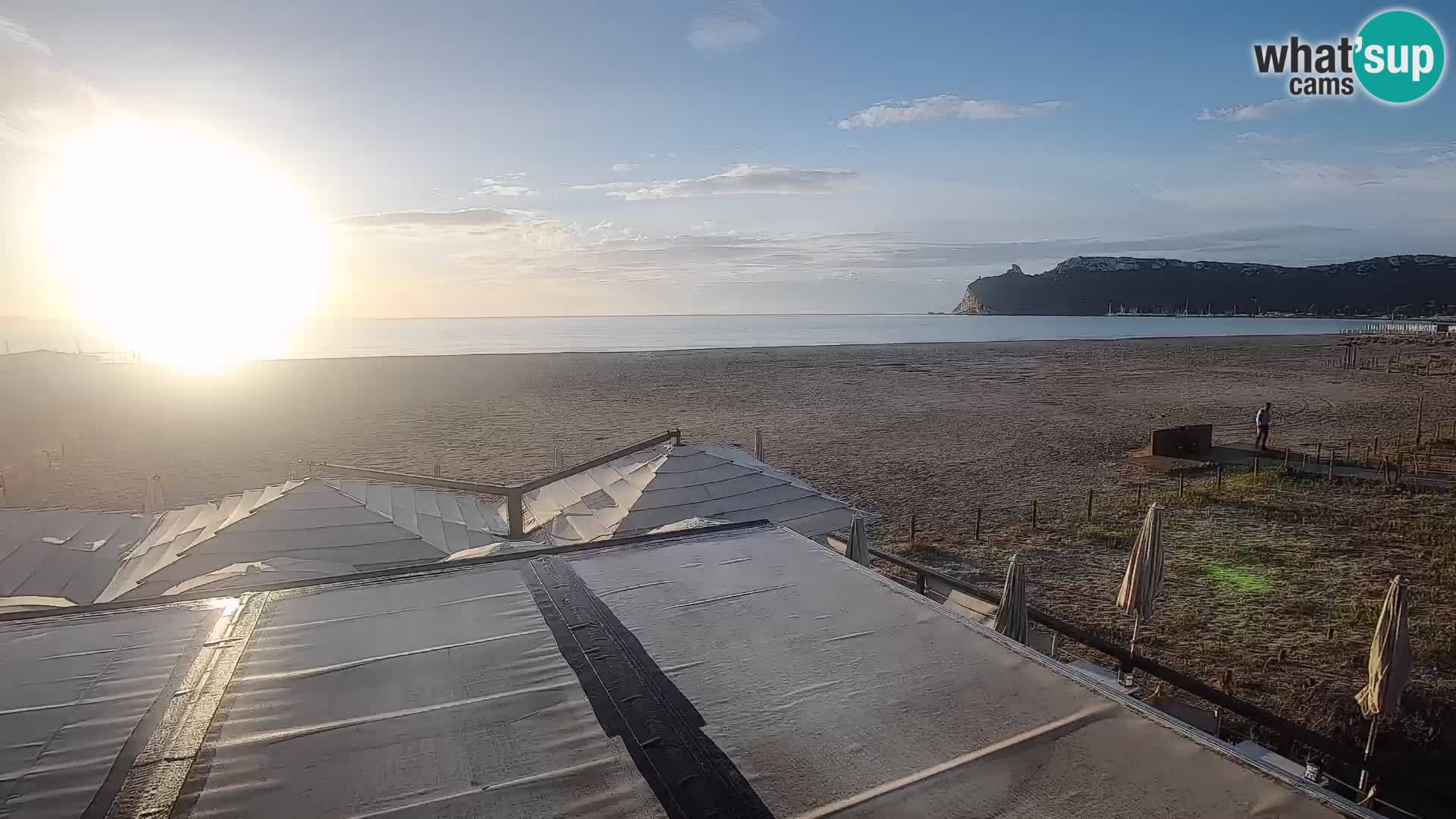 Poetto beach webcam | Cagliari | Sardinia