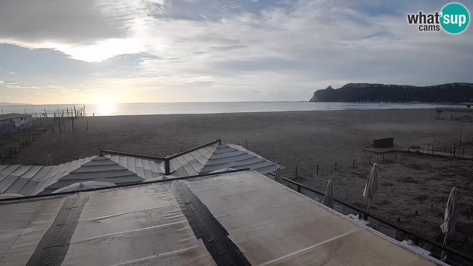 Webcam spiaggia del Poetto | Cagliari | Sardegna
