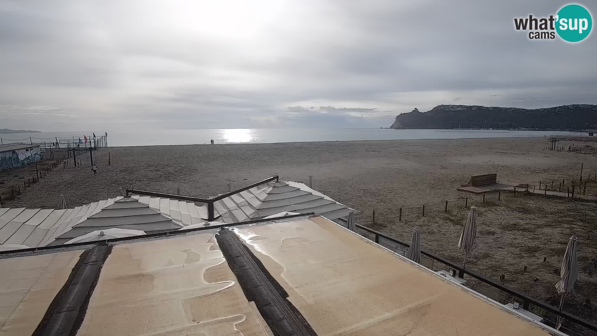 Poetto beach webcam | Cagliari | Sardinia