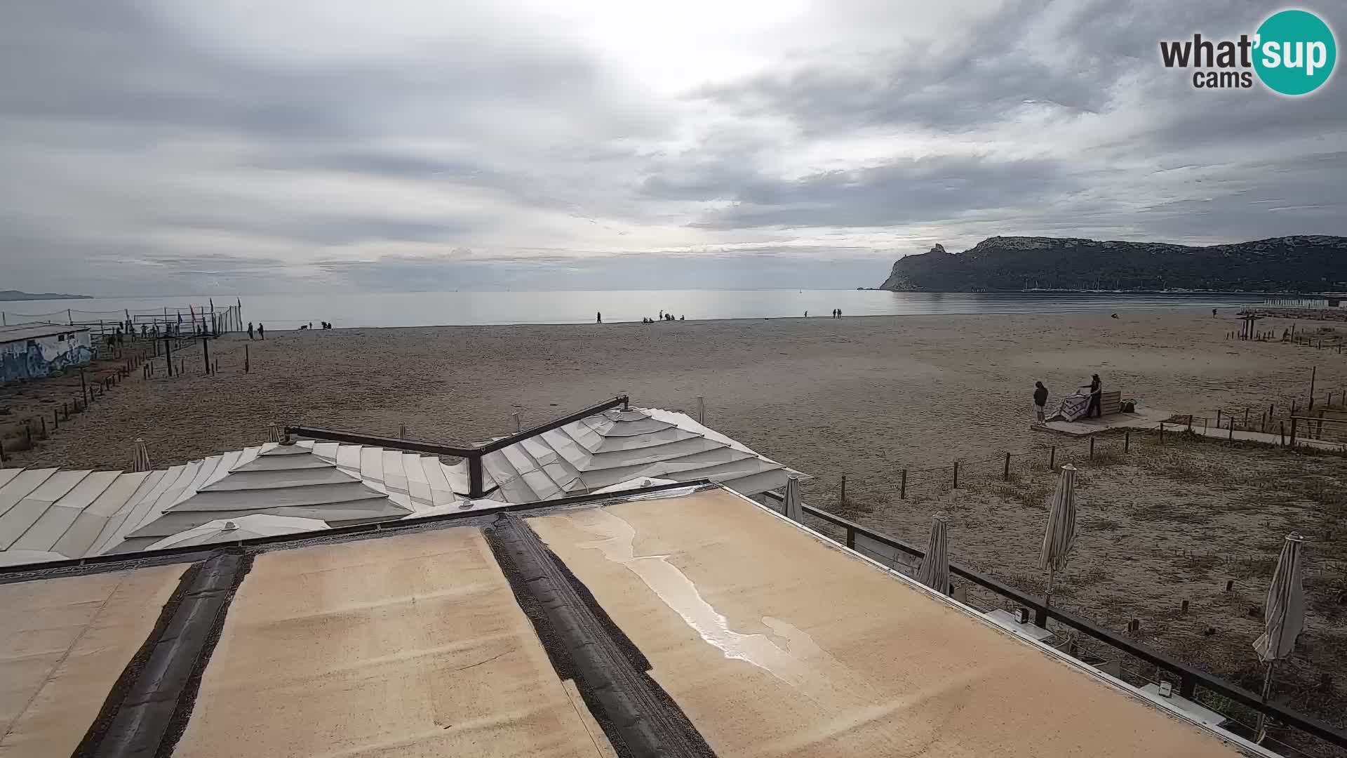Poetto beach webcam | Cagliari | Sardinija