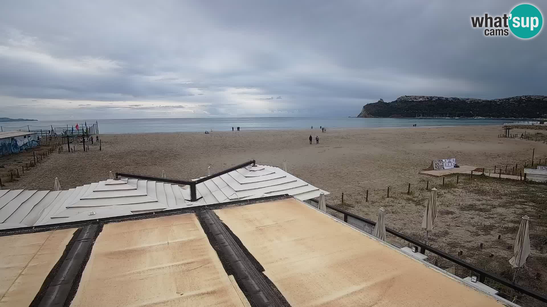 Poetto beach webcam | Cagliari | Sardinija