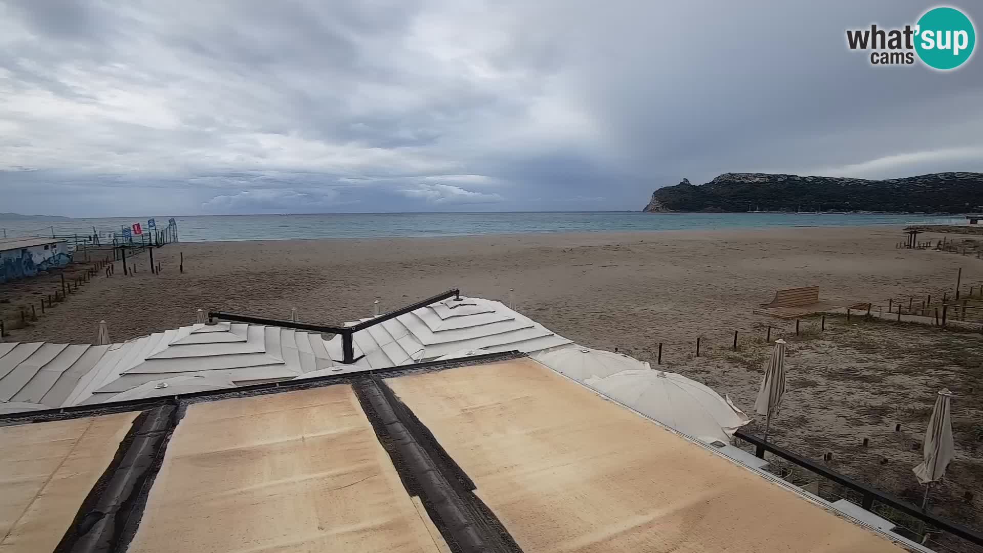 Poetto beach webcam | Cagliari | Sardinia