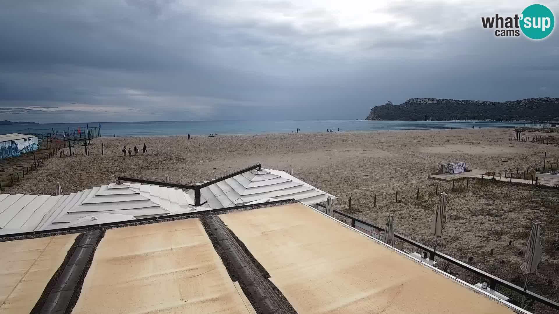 Poetto beach webcam | Cagliari | Sardinija