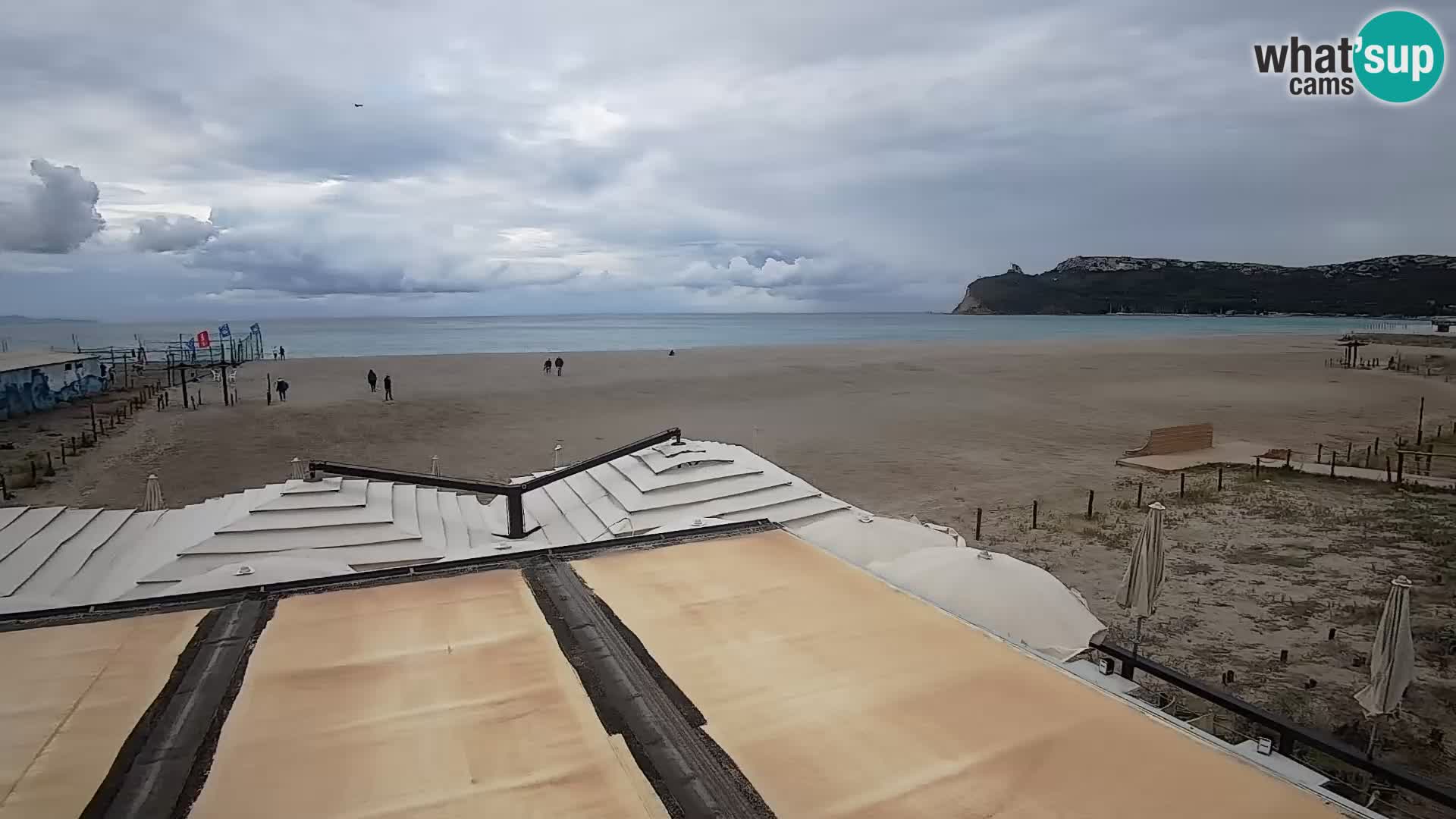 Poetto beach webcam | Cagliari | Sardinija