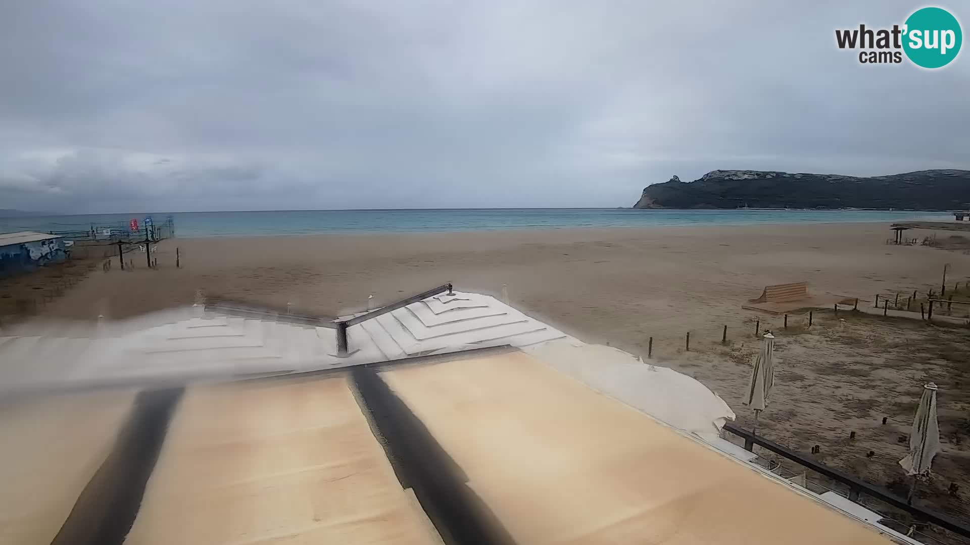 Poetto beach webcam | Cagliari | Sardinija