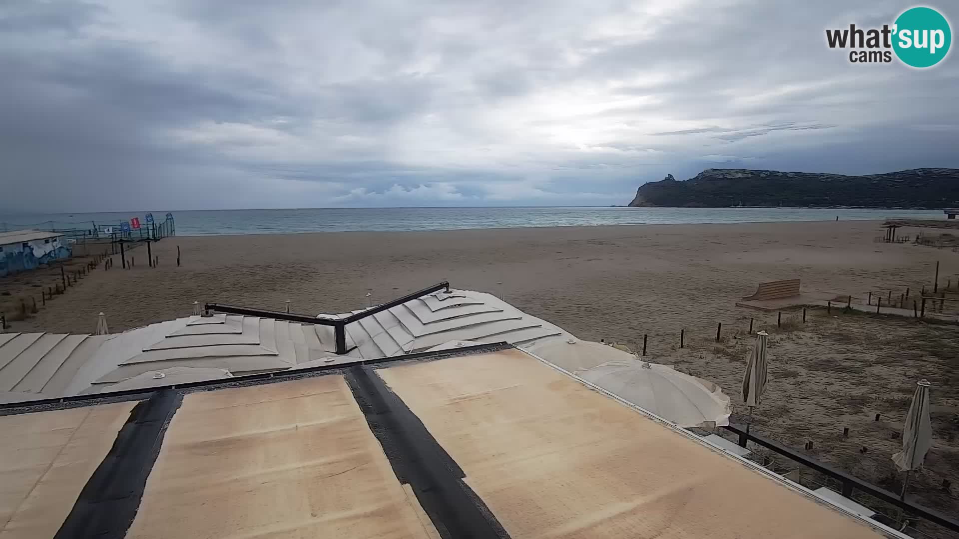Webcam plage de Poetto | Cagliari | Sardaigne