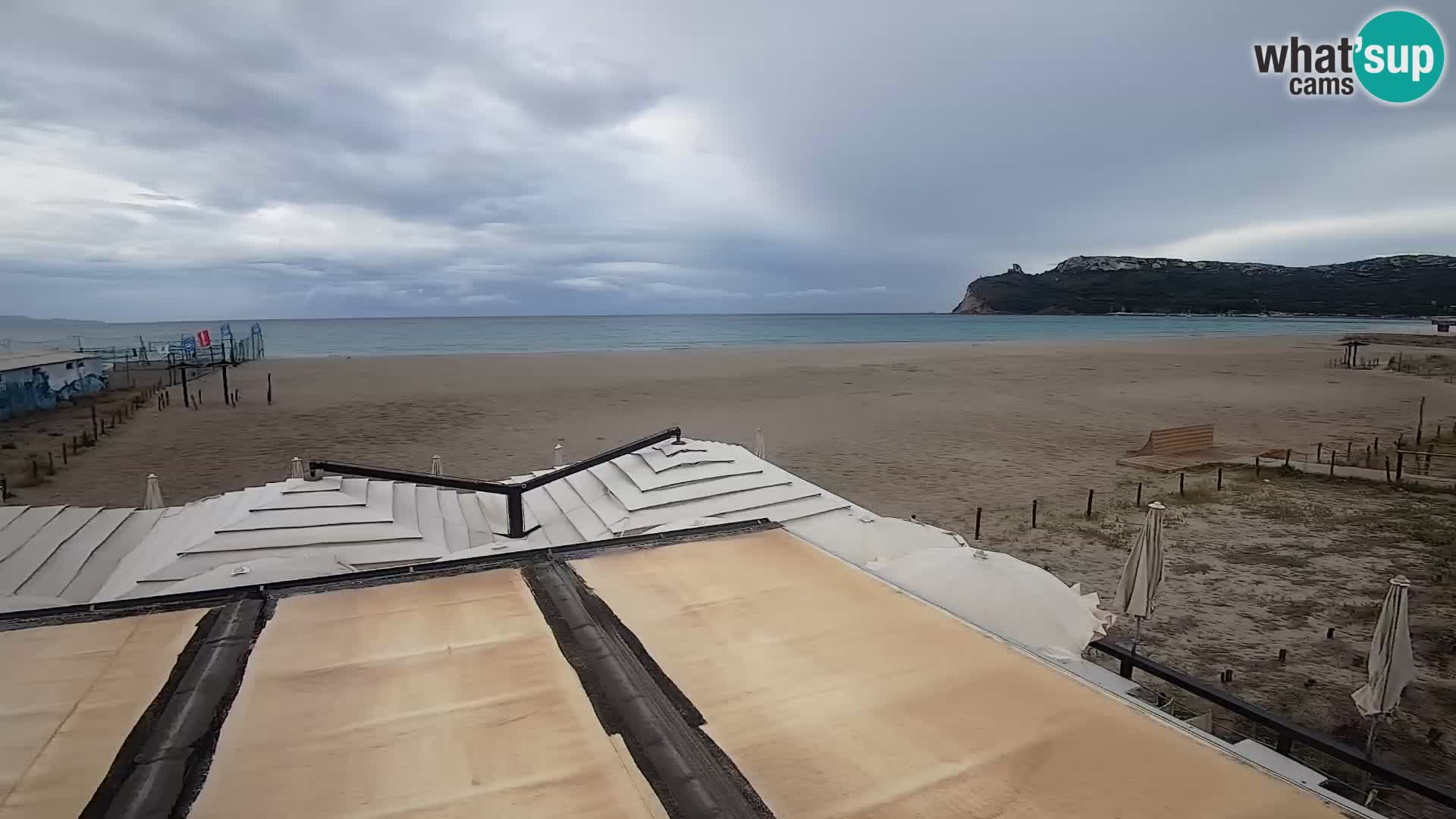 Poetto beach webcam | Cagliari | Sardinia