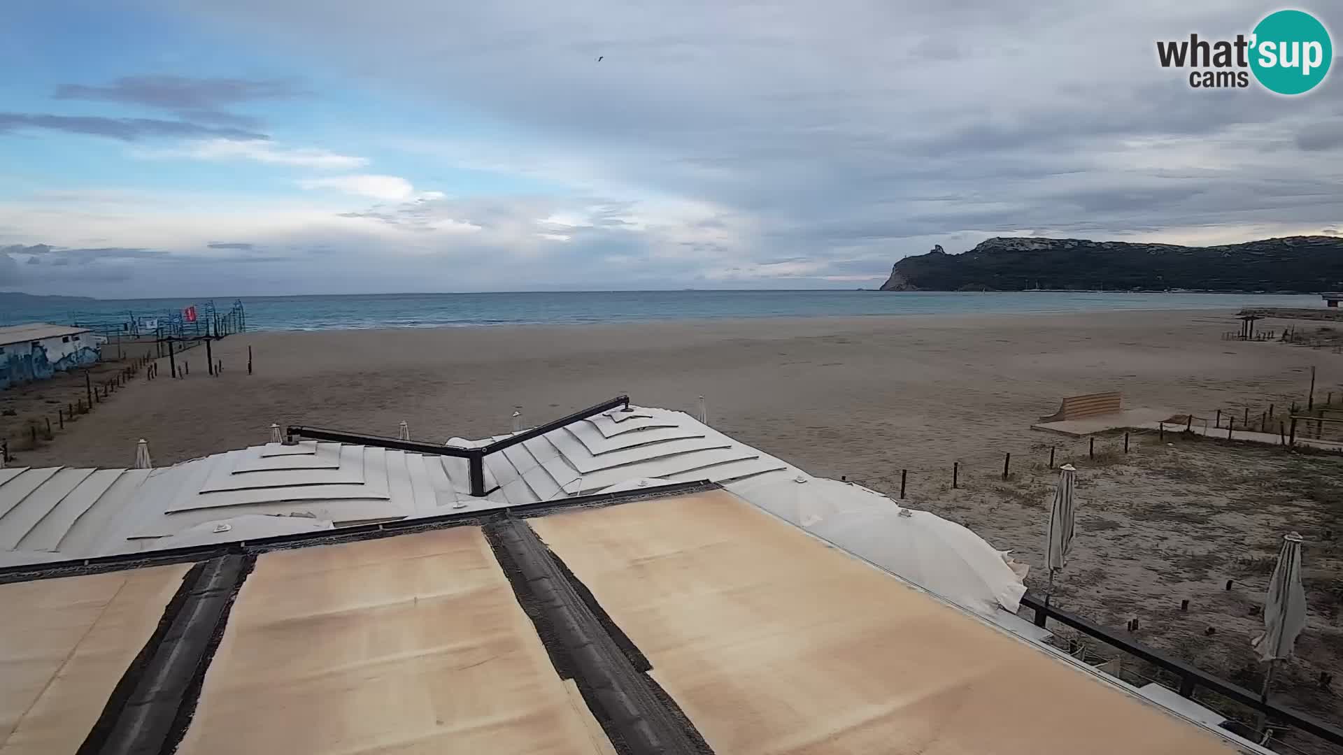 Poetto beach webcam | Cagliari | Sardinija