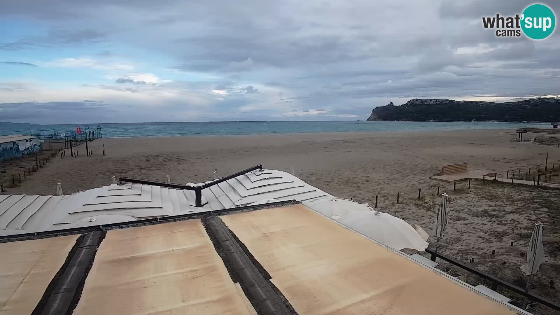 Poetto beach webcam | Cagliari | Sardinija