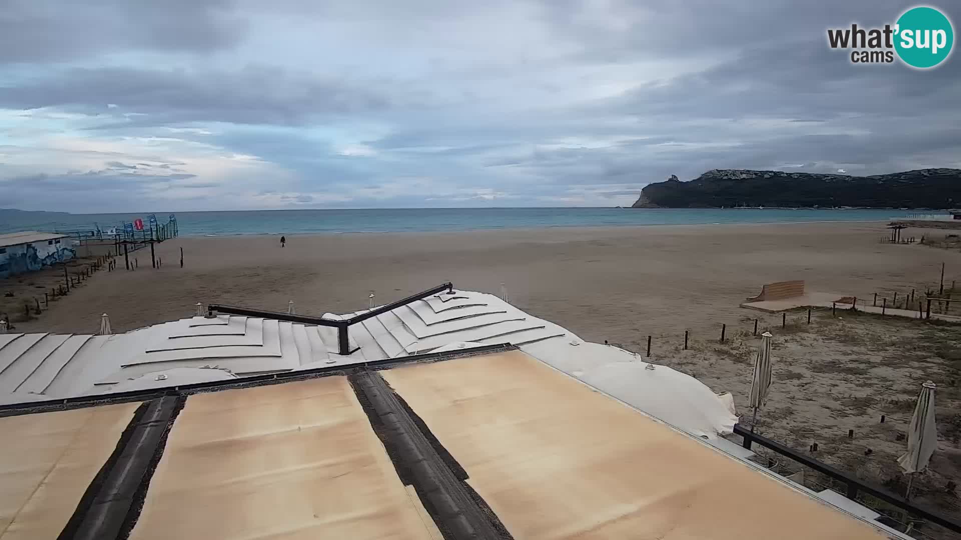 Poetto beach webcam | Cagliari | Sardinia