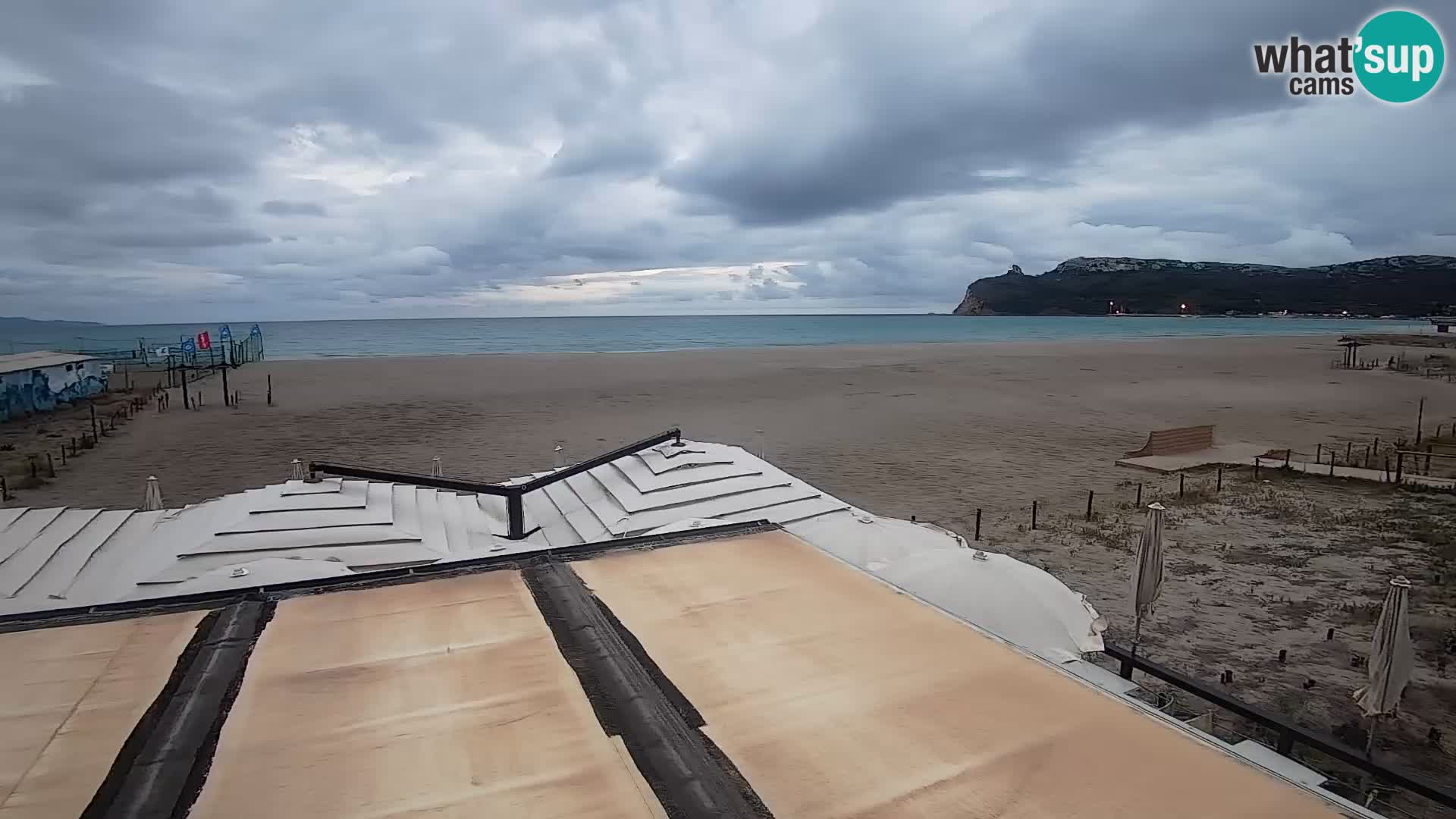 Poetto beach webcam | Cagliari | Sardinia