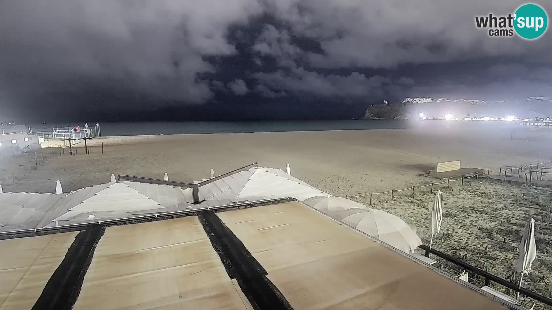 Poetto beach webcam | Cagliari | Sardinia