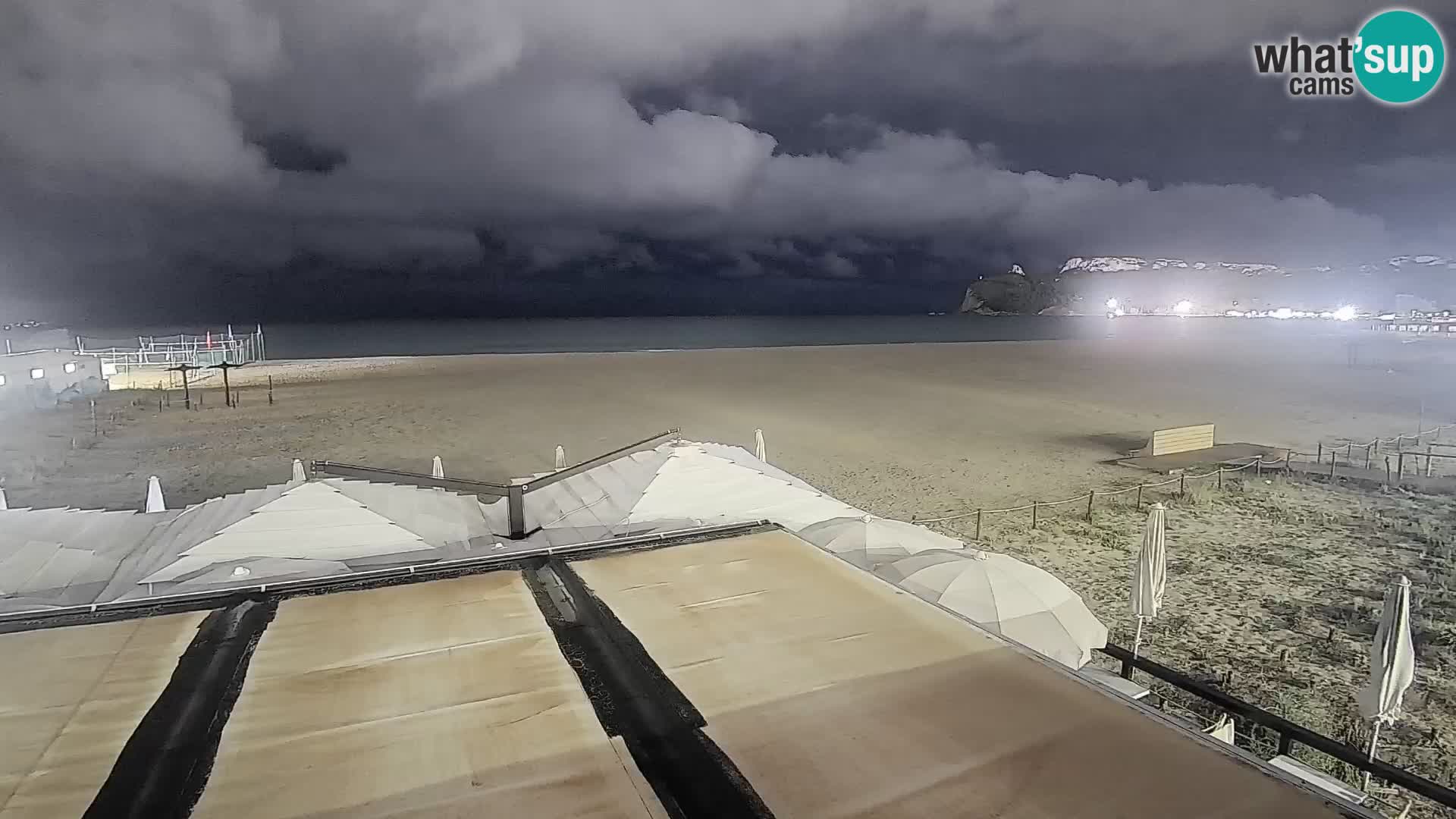 Poetto beach webcam | Cagliari | Sardinija