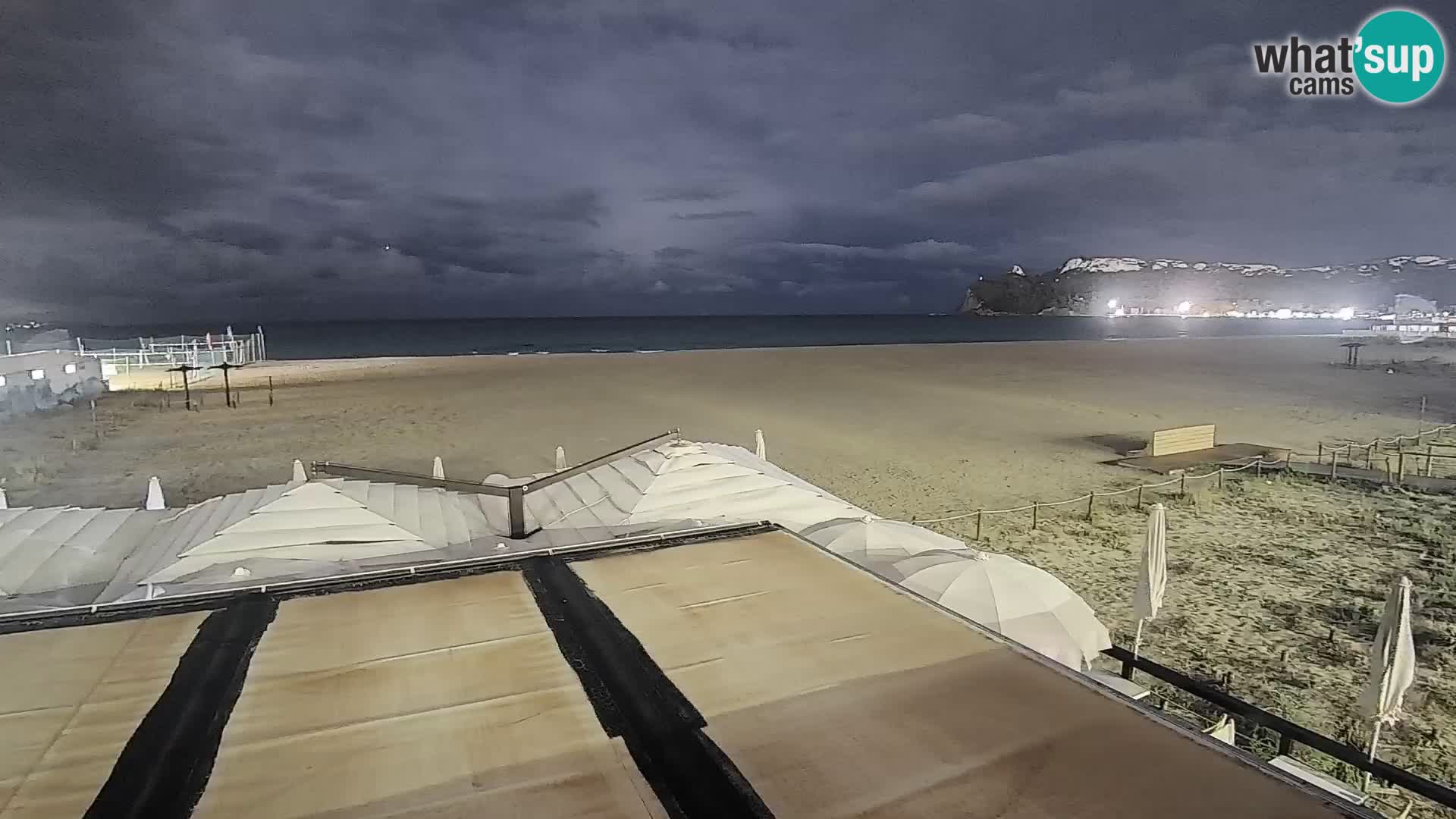 Poetto beach webcam | Cagliari | Sardinia