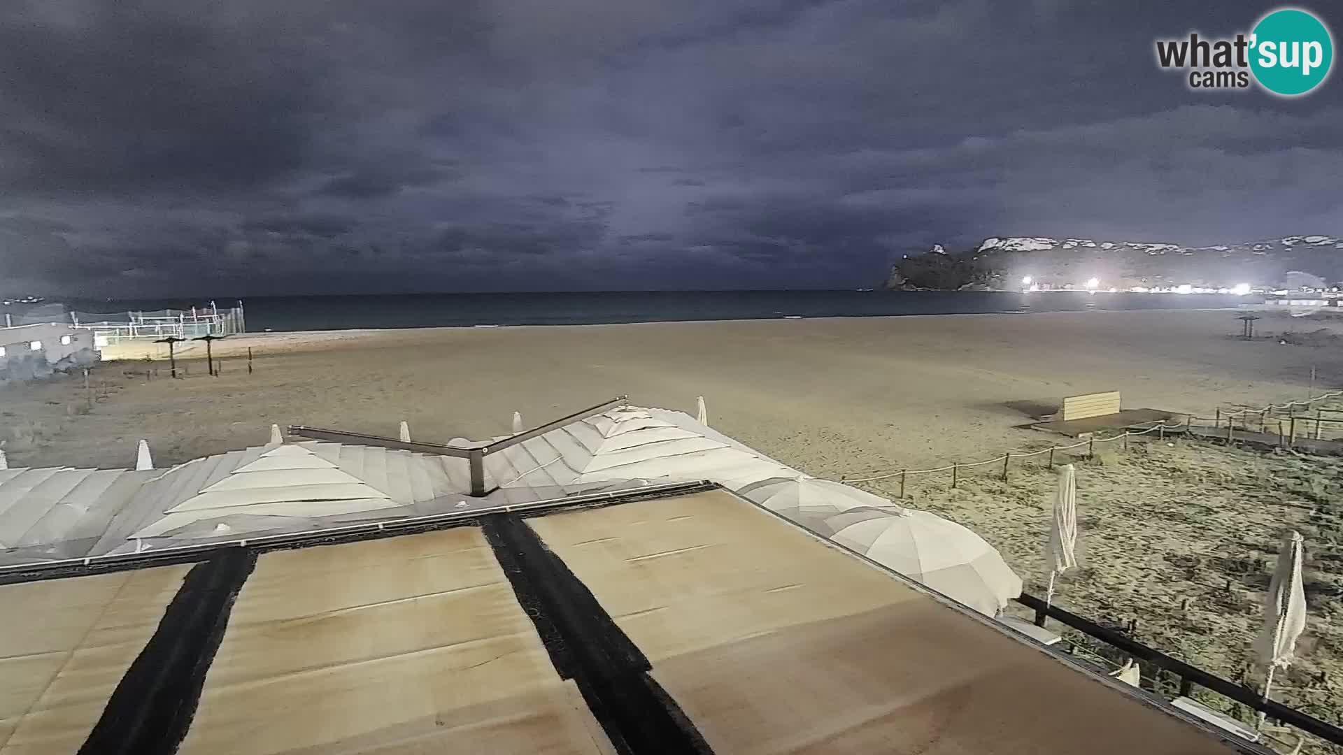 Poetto beach webcam | Cagliari | Sardinija