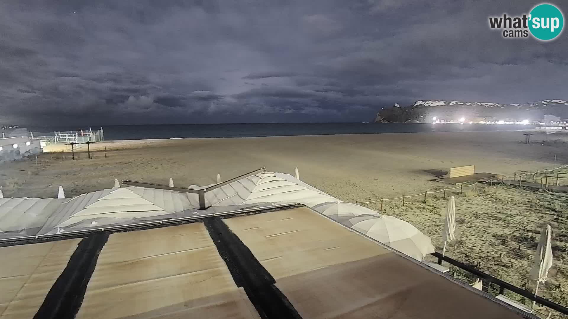 Webcam plage de Poetto | Cagliari | Sardaigne