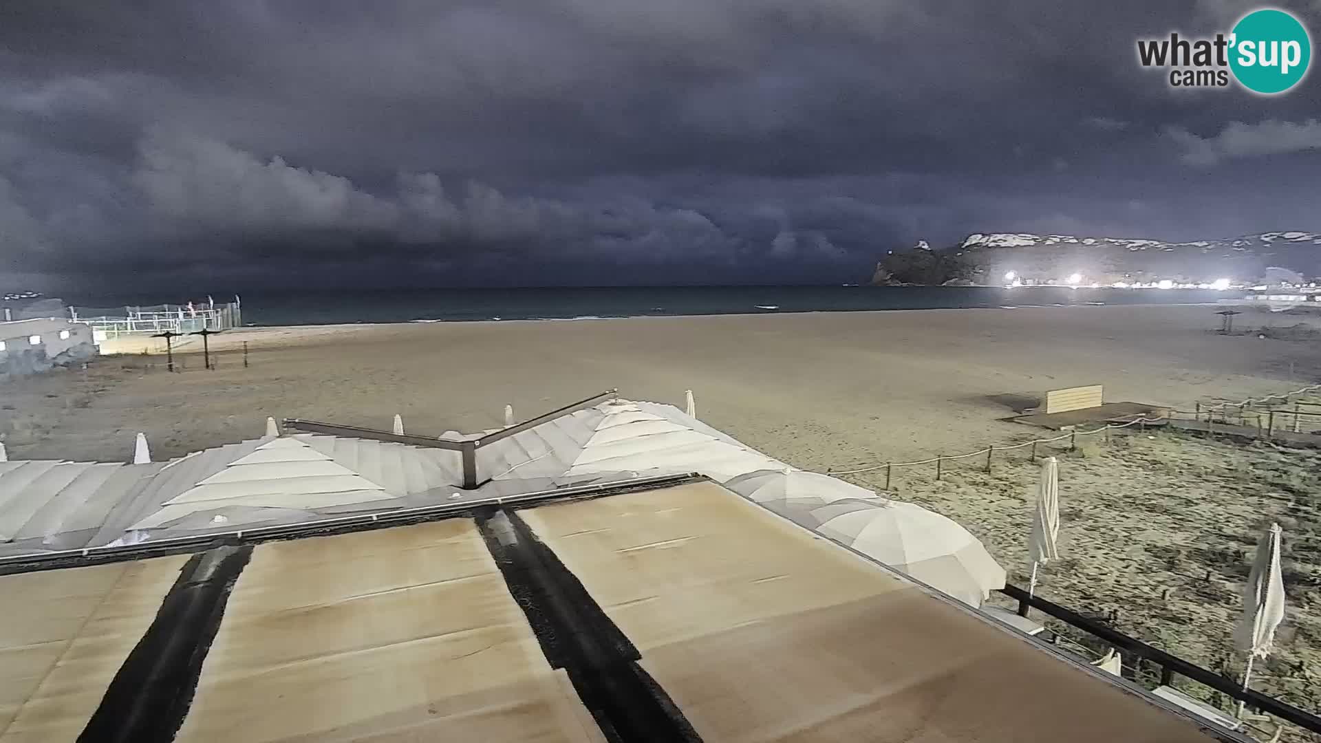 Poetto beach webcam | Cagliari | Sardinija