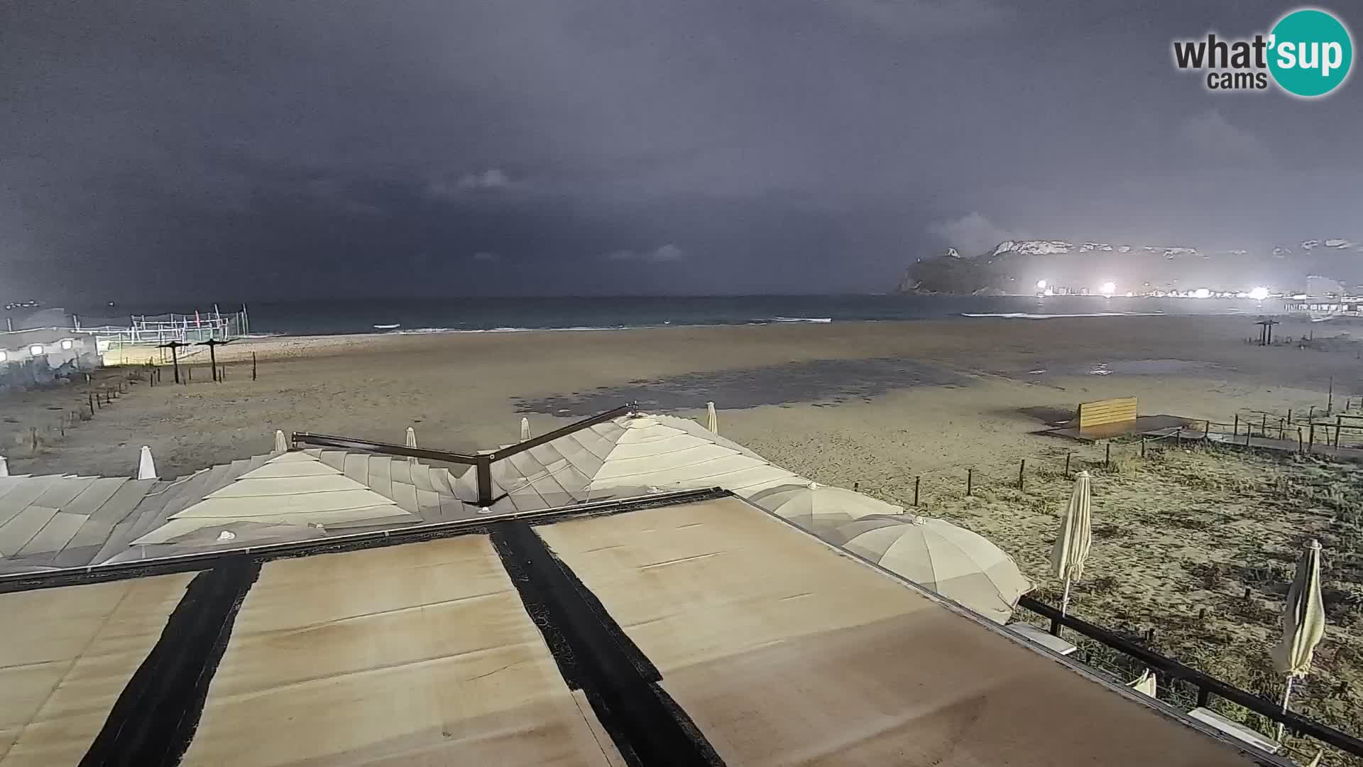Webcam spiaggia del Poetto | Cagliari | Sardegna