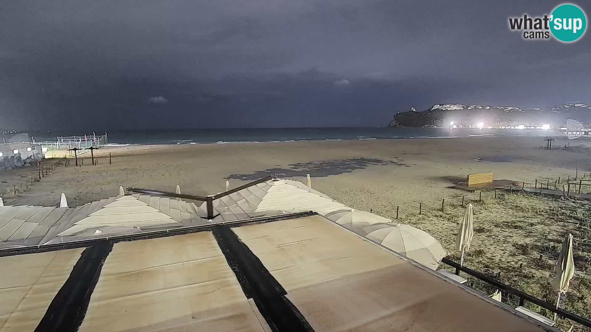 Webcam plage de Poetto | Cagliari | Sardaigne