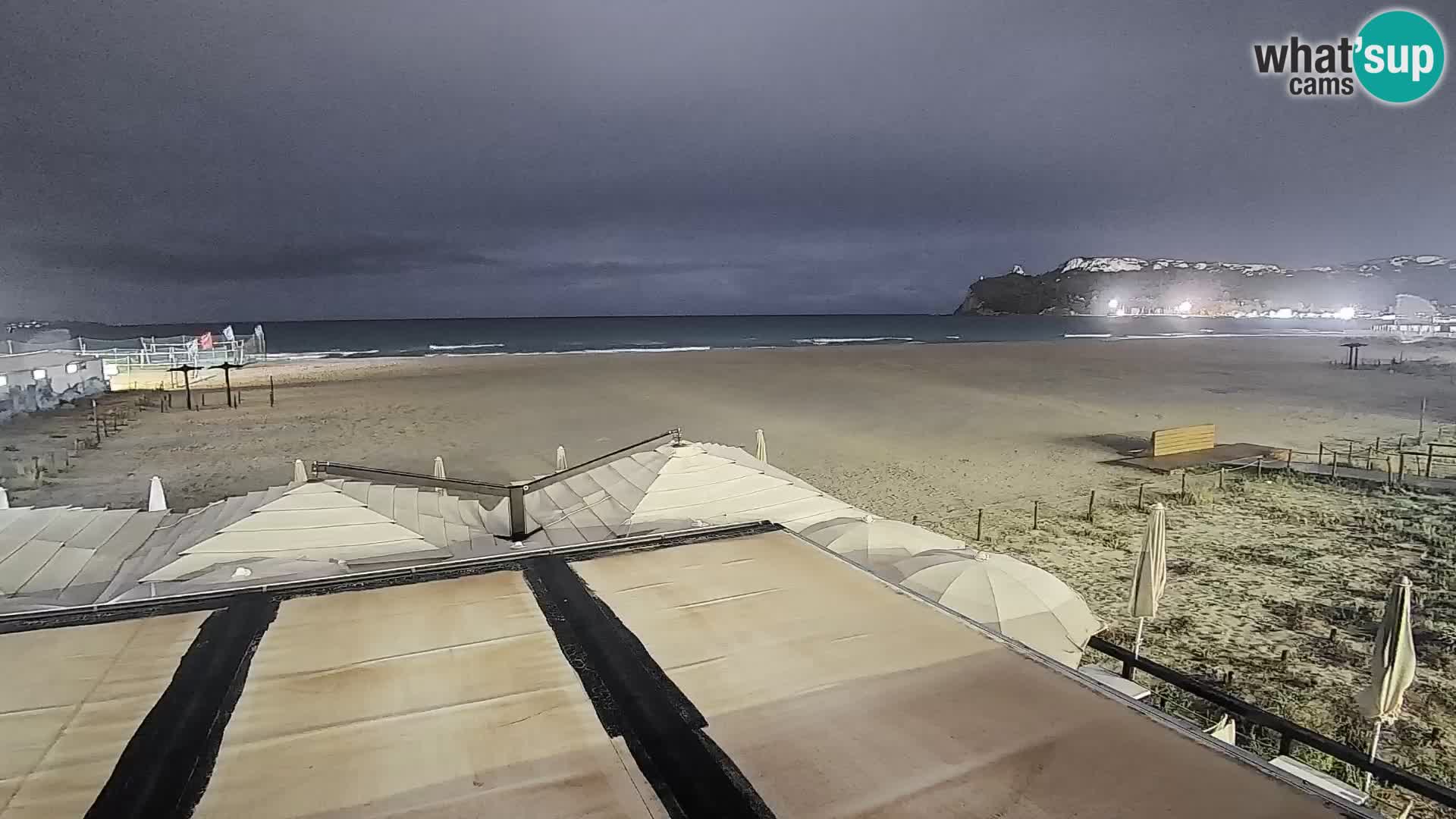 Poetto beach webcam | Cagliari | Sardinija
