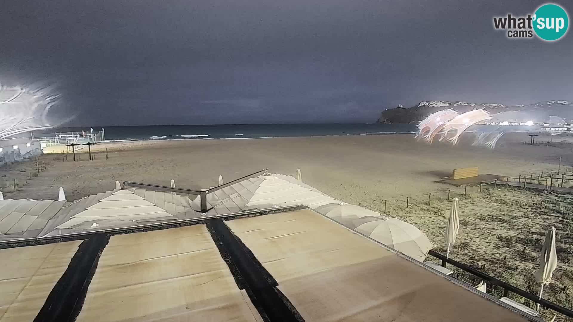 Poetto beach webcam | Cagliari | Sardinija