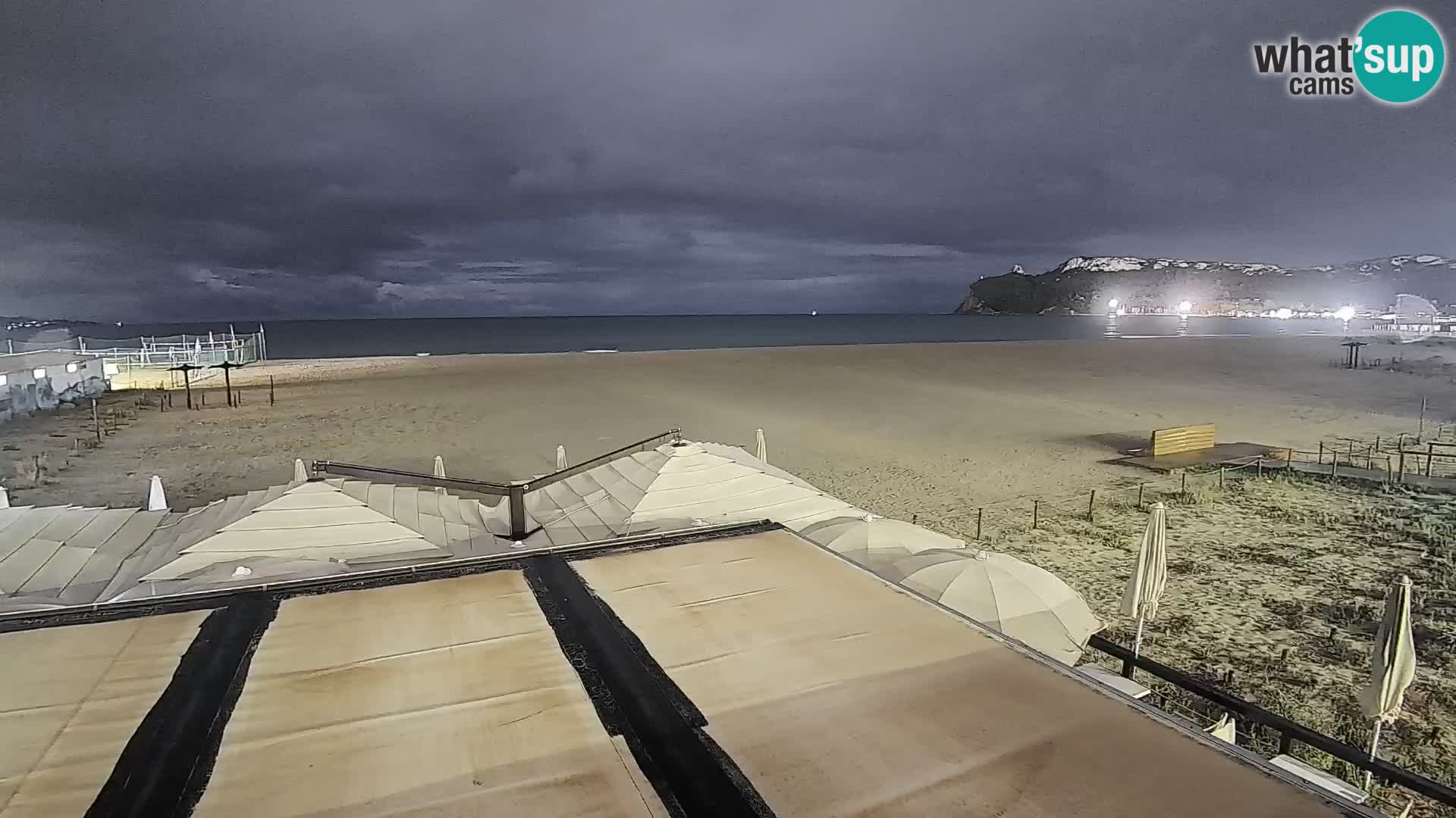 Webcam plage de Poetto | Cagliari | Sardaigne