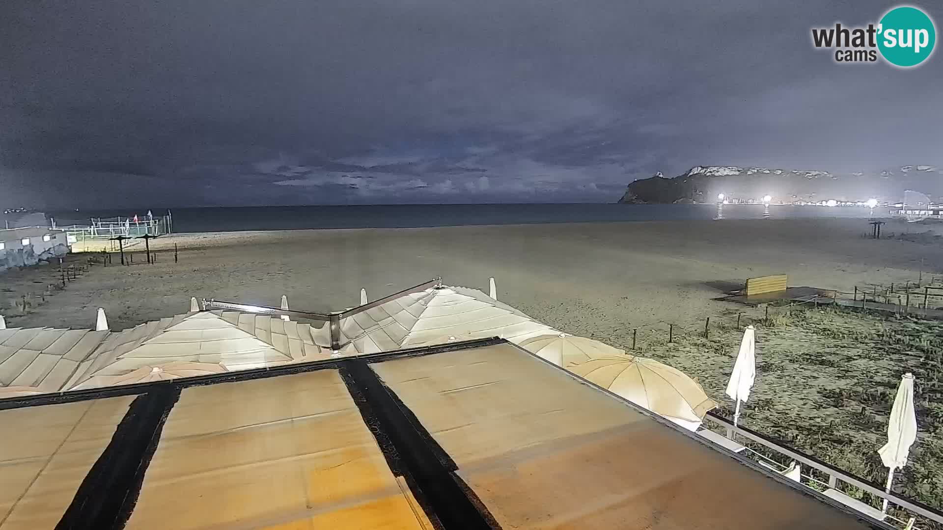 Poetto beach webcam | Cagliari | Sardinia