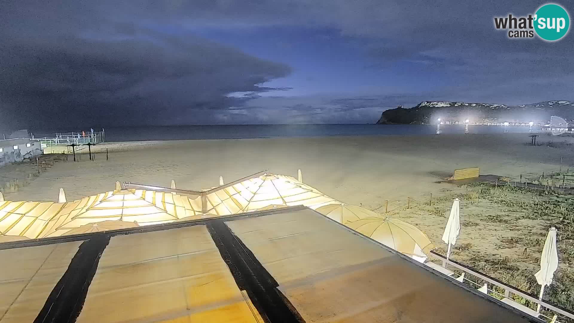 Poetto beach webcam | Cagliari | Sardinia