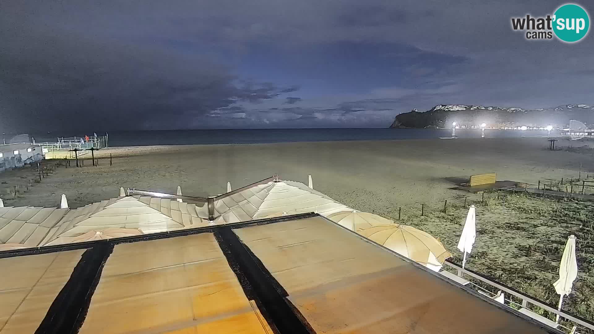 Poetto beach webcam | Cagliari | Sardinija