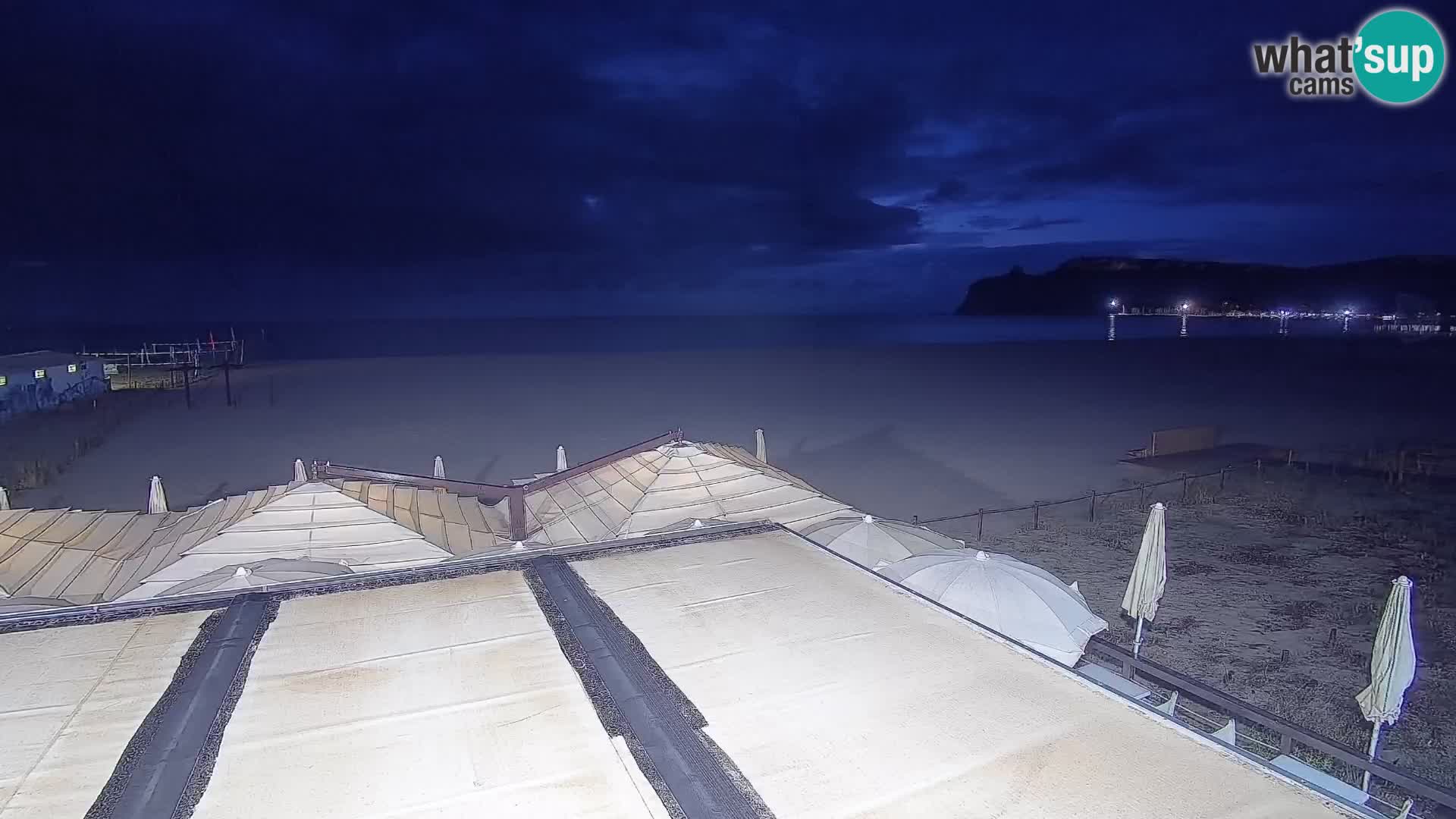 Poetto beach webcam | Cagliari | Sardinija