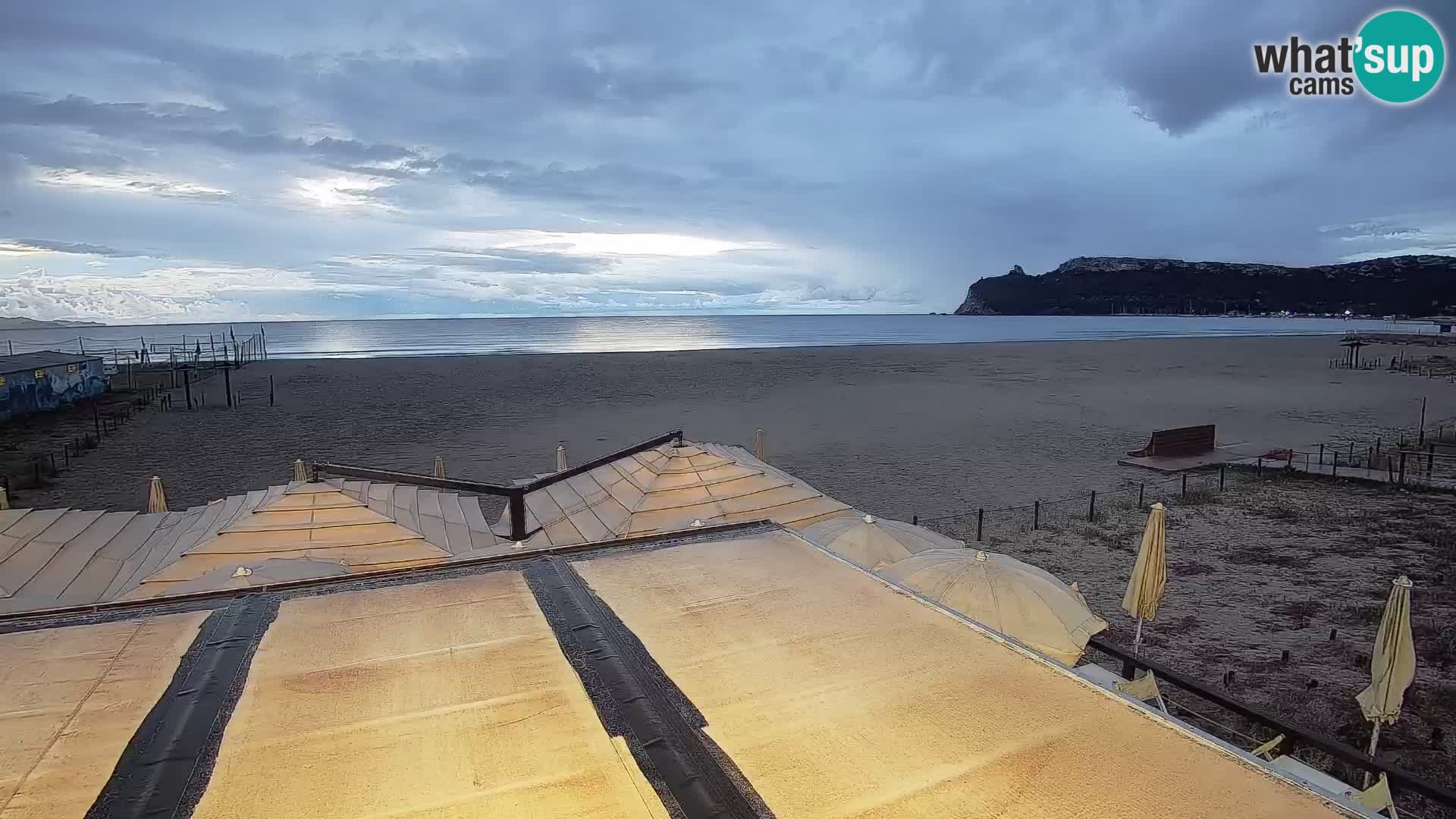 Webcam spiaggia del Poetto | Cagliari | Sardegna
