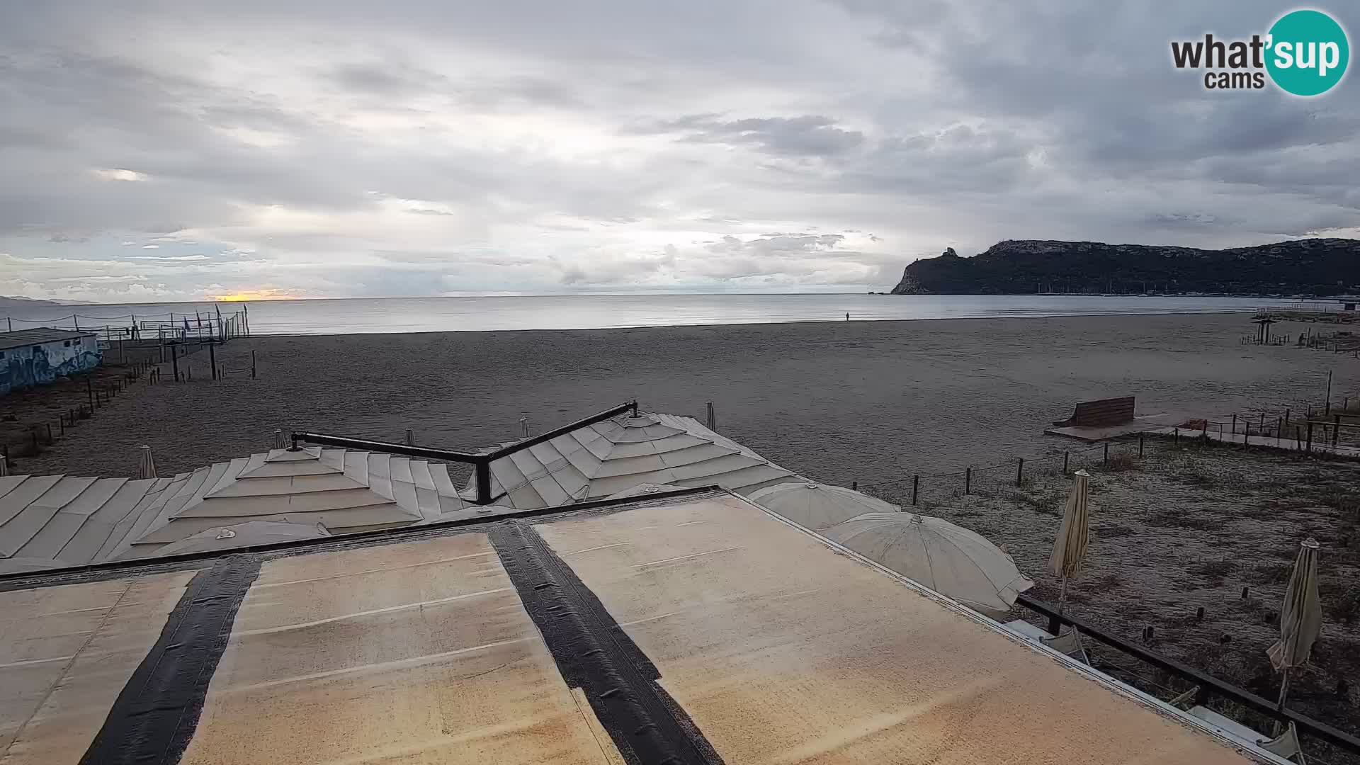 Poetto beach webcam | Cagliari | Sardinia