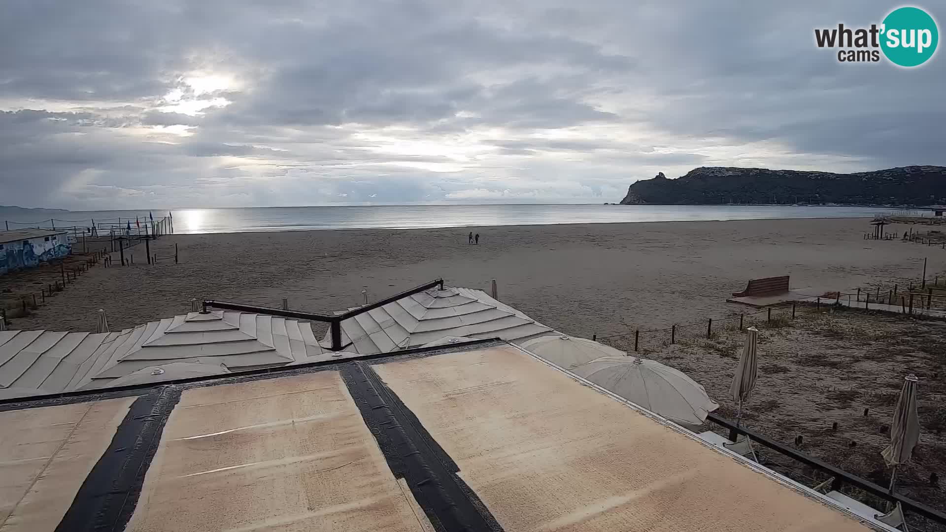 Webcam plage de Poetto | Cagliari | Sardaigne