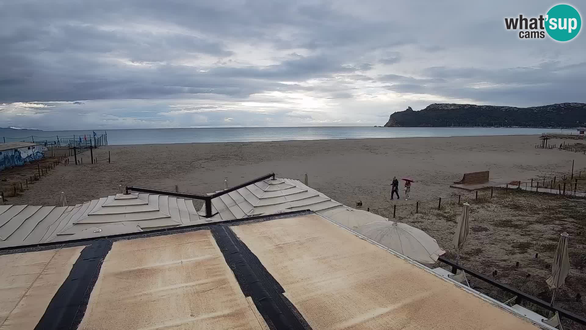 Poetto beach webcam | Cagliari | Sardinia