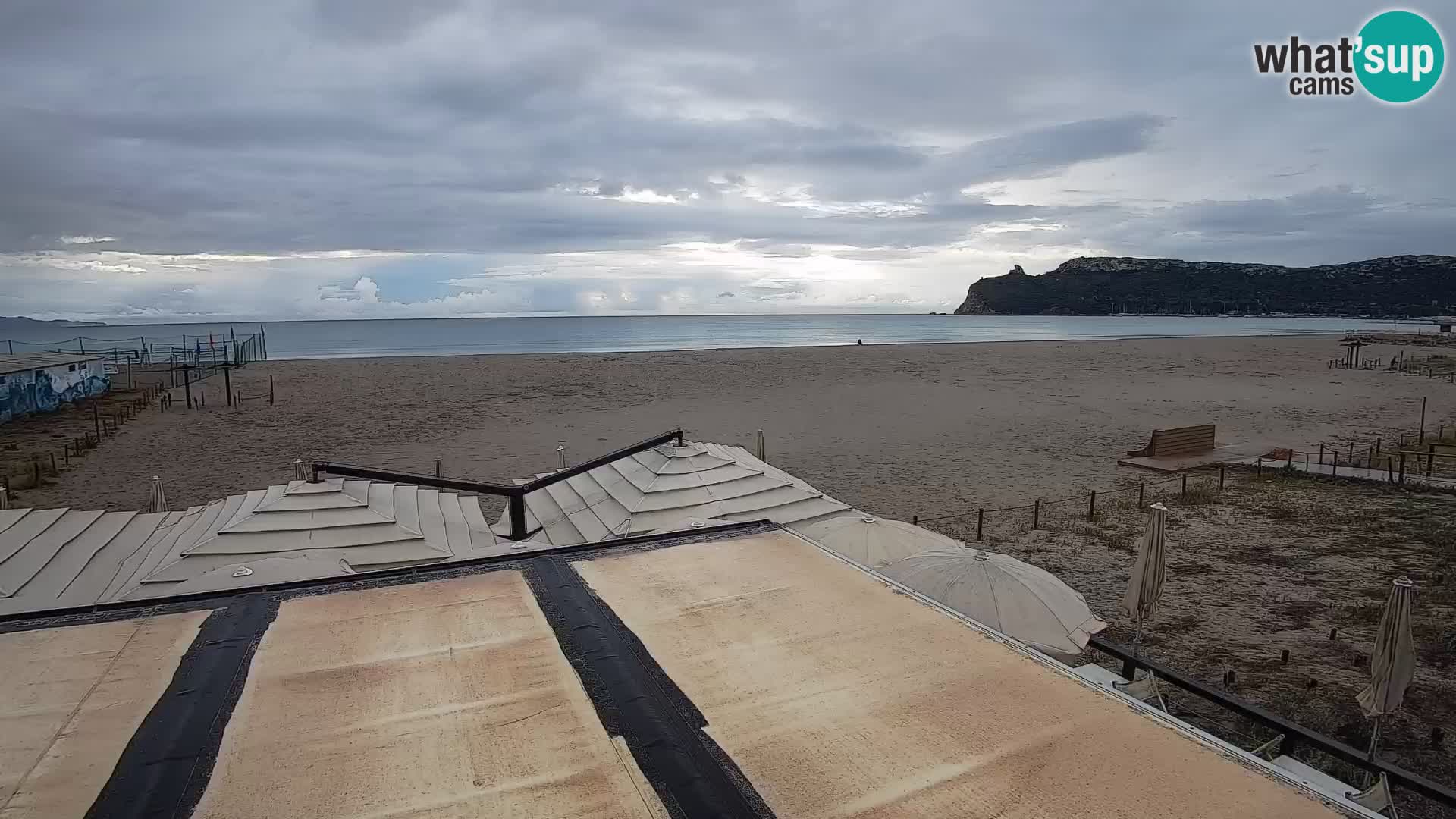 Webcam plage de Poetto | Cagliari | Sardaigne