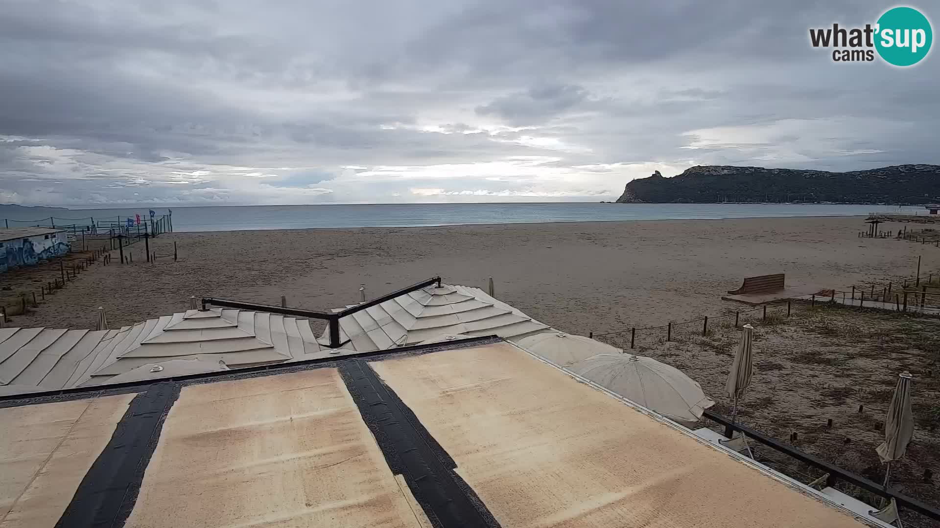 Poetto beach webcam | Cagliari | Sardinija