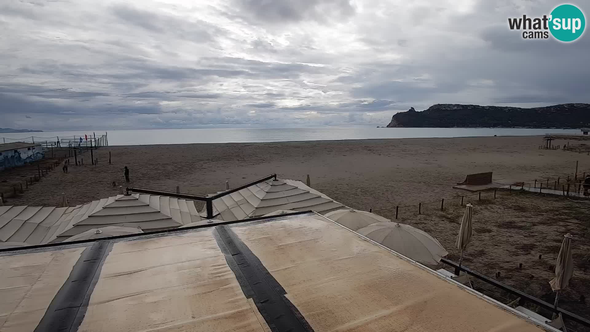 Poetto beach webcam | Cagliari | Sardinija