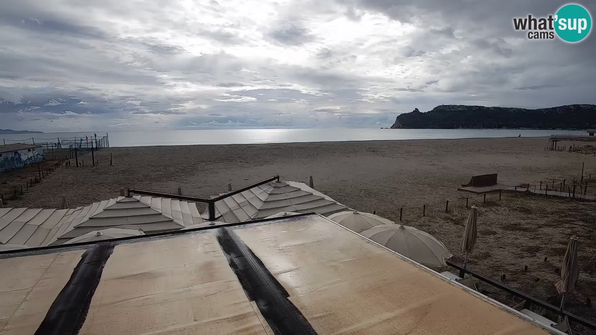 Poetto beach webcam | Cagliari | Sardinia