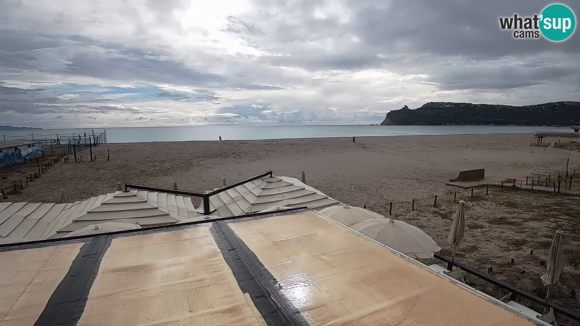 Poetto beach webcam | Cagliari | Sardinija