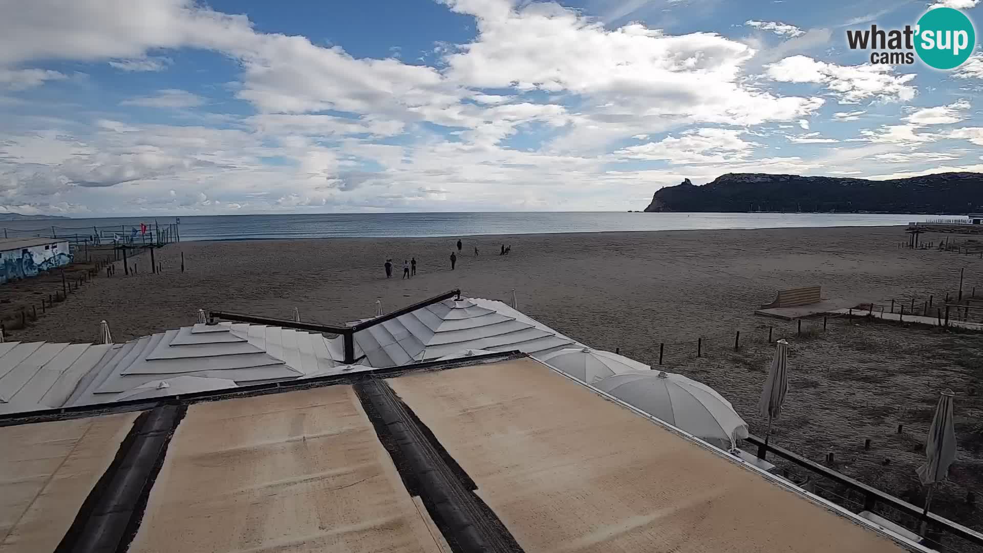 Poetto beach webcam | Cagliari | Sardinija
