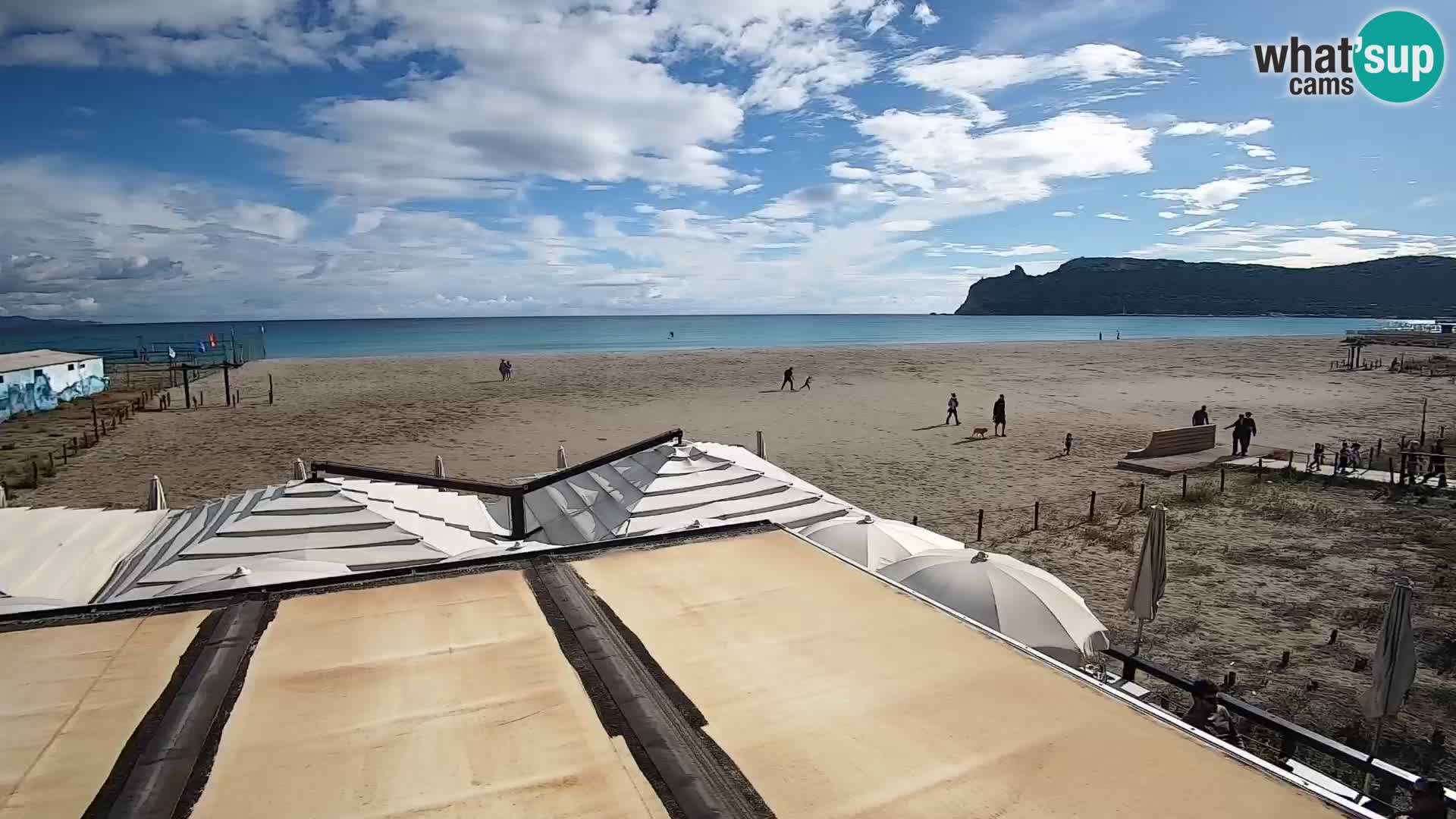 Poetto beach webcam | Cagliari | Sardinija