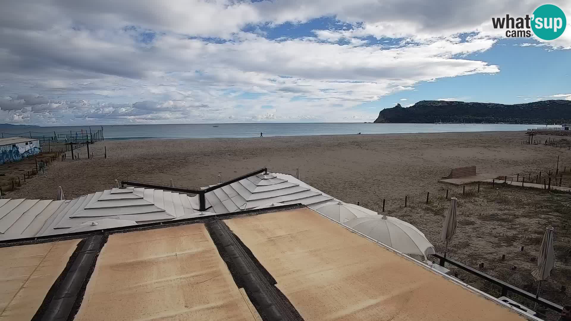 Poetto beach webcam | Cagliari | Sardinija