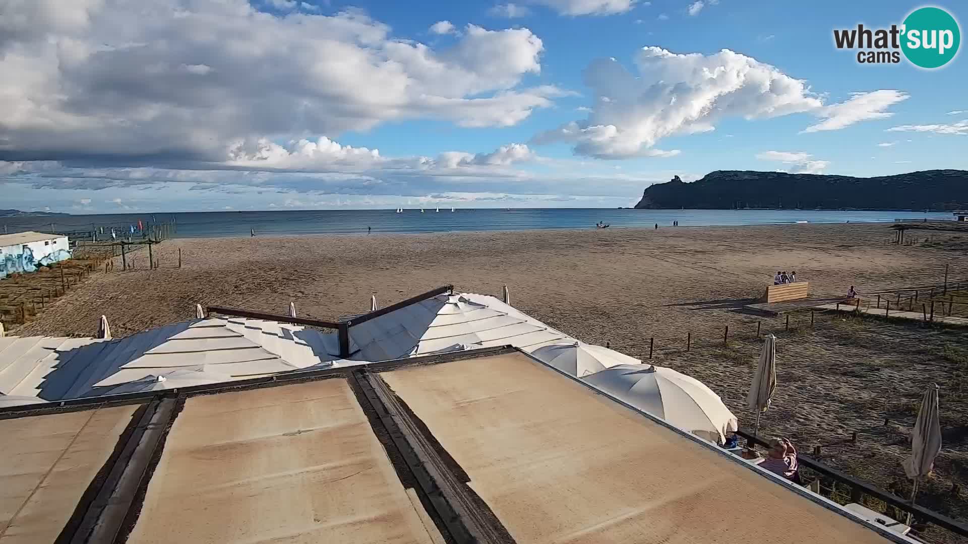 Poetto beach webcam | Cagliari | Sardinija