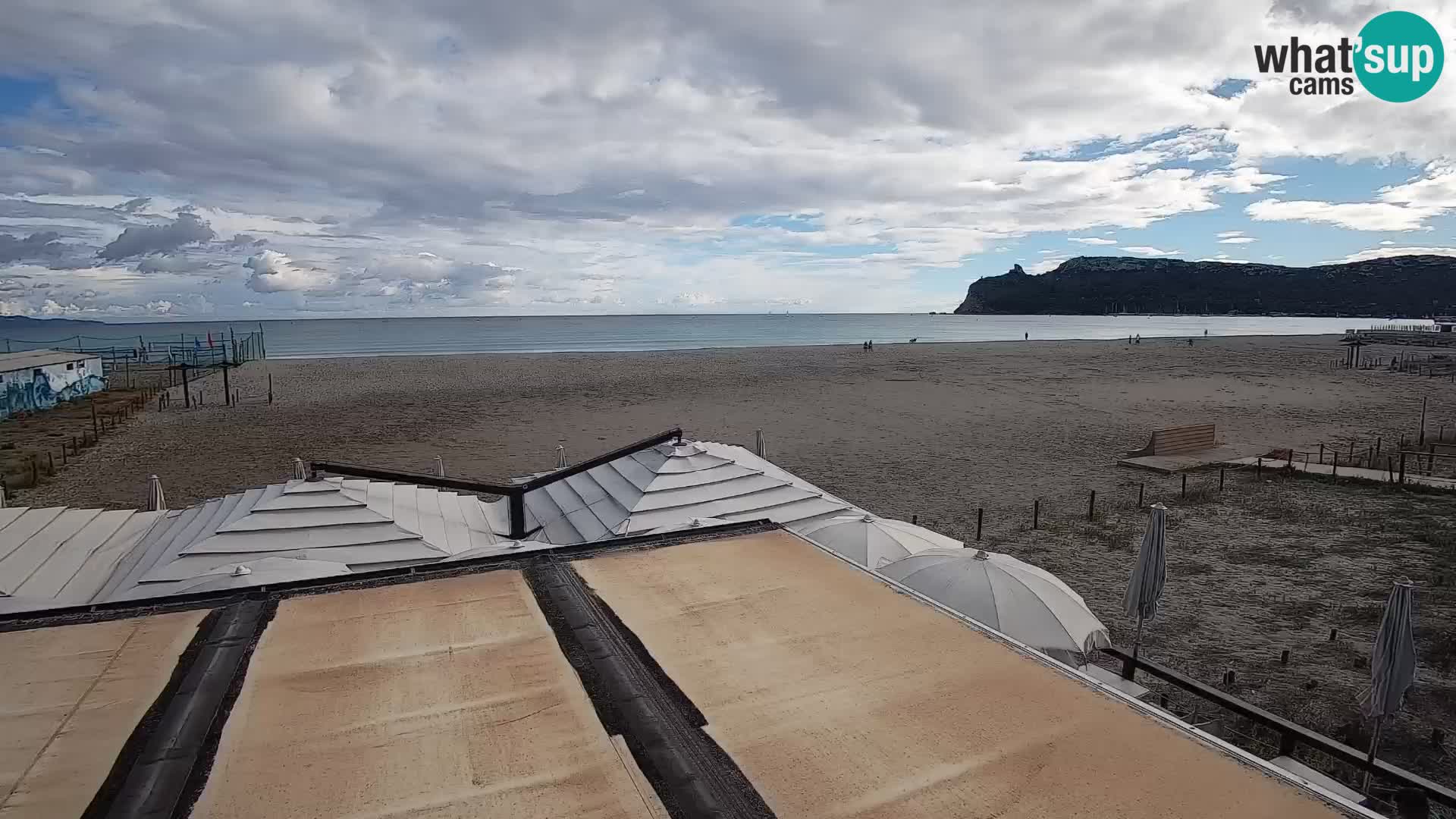 Webcam plage de Poetto | Cagliari | Sardaigne
