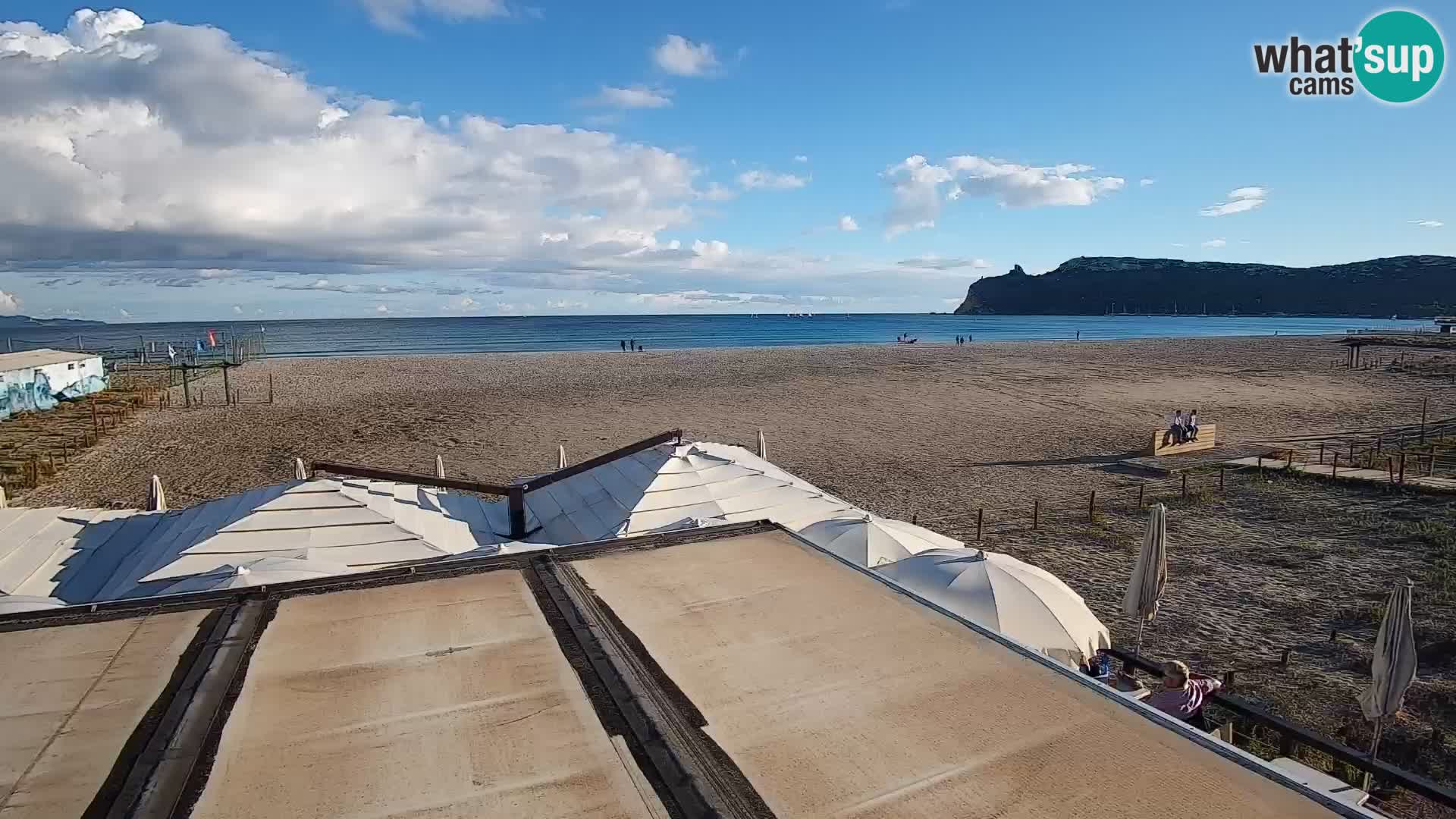 Poetto beach webcam | Cagliari | Sardinija