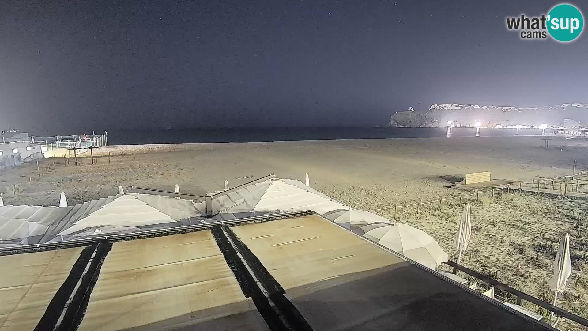 Poetto beach webcam | Cagliari | Sardinia