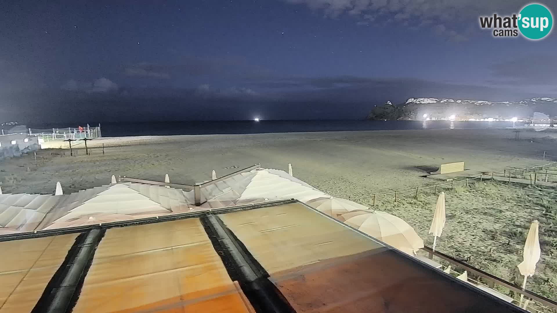 Poetto Strand Webcam | Cagliari | Sardinien