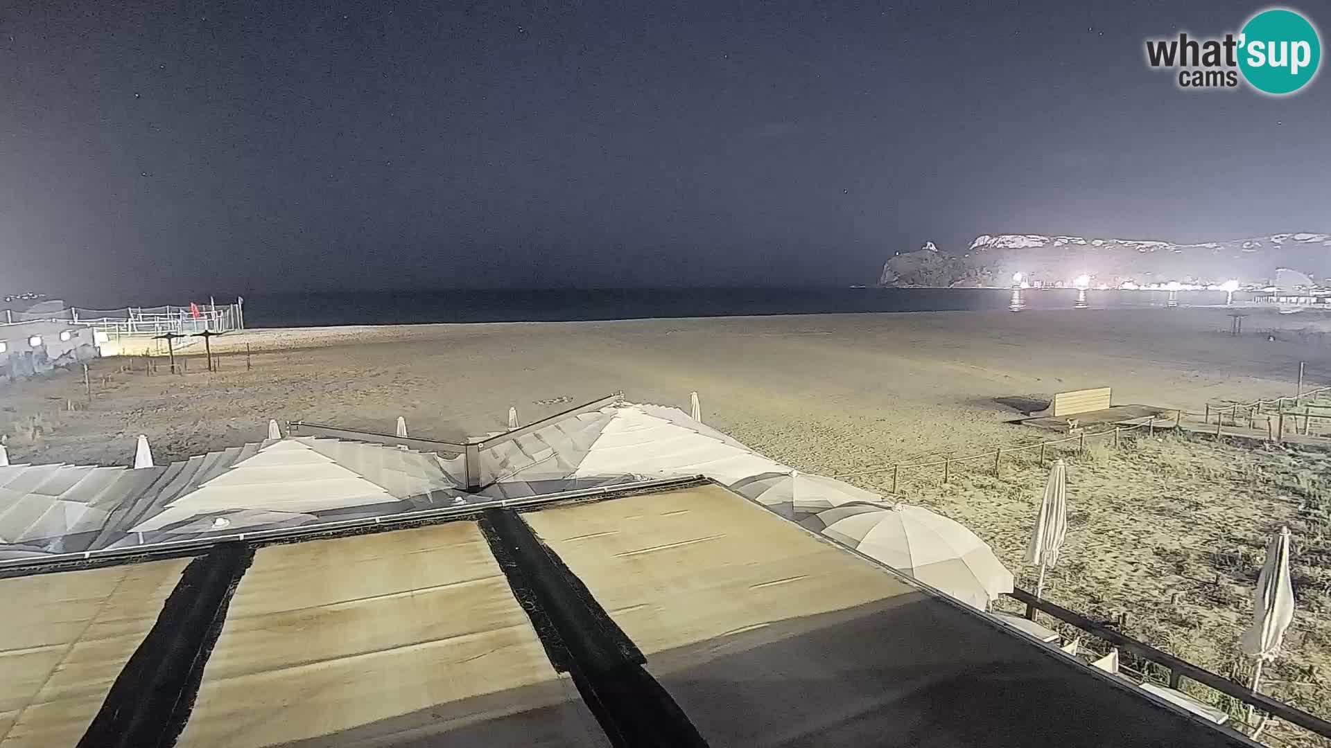 Poetto beach webcam | Cagliari | Sardinia